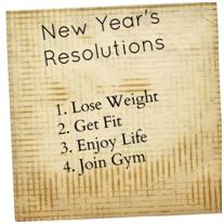 New Year’s Weight Loss Resolutions
