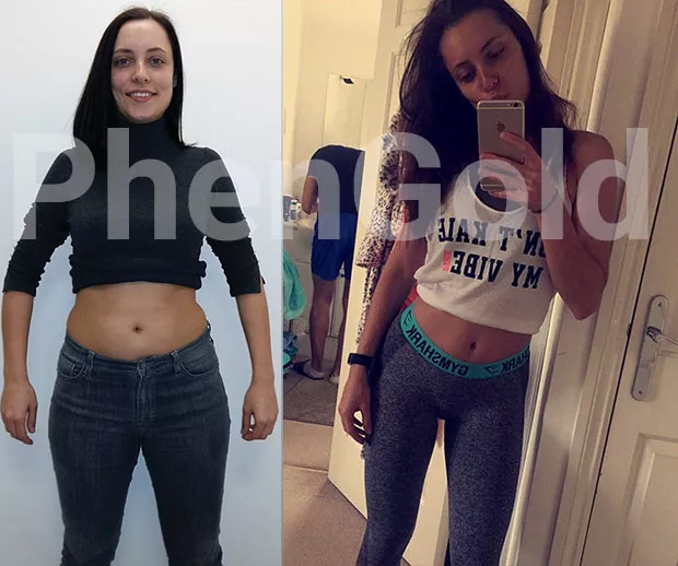 Kristina lost 21 pounds in four months with PhenGold fat burner